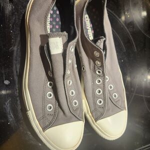 Converse Gray Slip-On Sneakers
